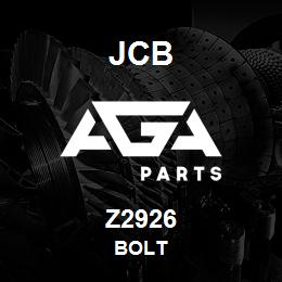 Z2926 JCB BOLT | AGA Parts