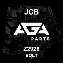 Z2928 JCB BOLT | AGA Parts