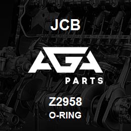 Z2958 JCB O-RING | AGA Parts