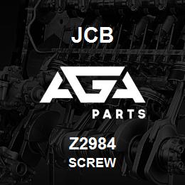 Z2984 JCB SCREW | AGA Parts