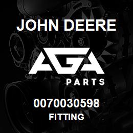 0070030598 John Deere Fitting | AGA Parts