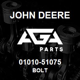 01010-51075 John Deere Bolt | AGA Parts
