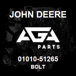 01010-51265 John Deere Bolt | AGA Parts