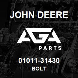 01011-31430 John Deere Bolt | AGA Parts