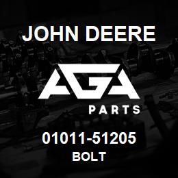 01011-51205 John Deere Bolt | AGA Parts
