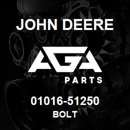 01016-51250 John Deere Bolt | AGA Parts