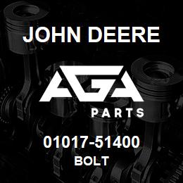 01017-51400 John Deere Bolt | AGA Parts