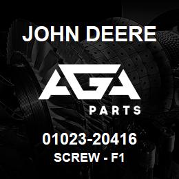 01023-20416 John Deere SCREW - F1 | AGA Parts