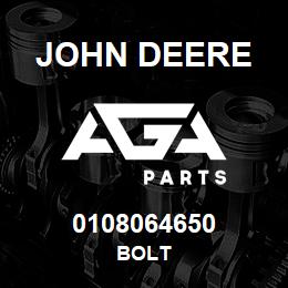 0108064650 John Deere Bolt | AGA Parts