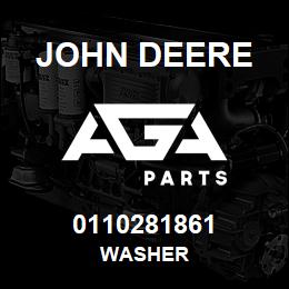 0110281861 John Deere Washer | AGA Parts