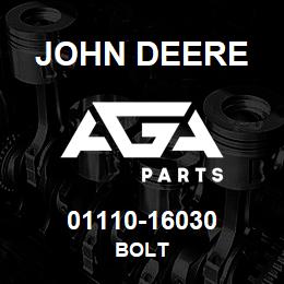 01110-16030 John Deere BOLT | AGA Parts