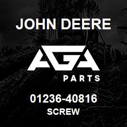 01236-40816 John Deere Screw | AGA Parts