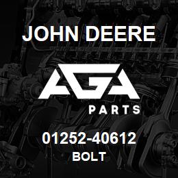 01252-40612 John Deere Bolt | AGA Parts