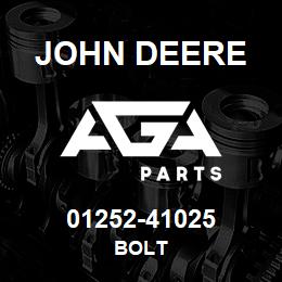 01252-41025 John Deere Bolt | AGA Parts