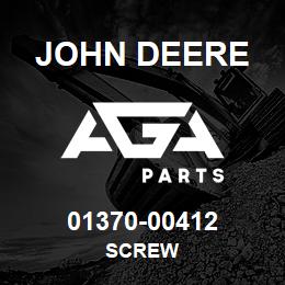 01370-00412 John Deere Screw | AGA Parts
