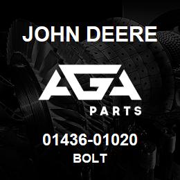 01436-01020 John Deere Bolt | AGA Parts