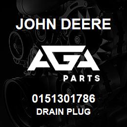 0151301786 John Deere Drain Plug | AGA Parts