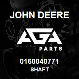 0160040771 John Deere Shaft | AGA Parts