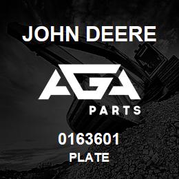 0163601 John Deere PLATE | AGA Parts
