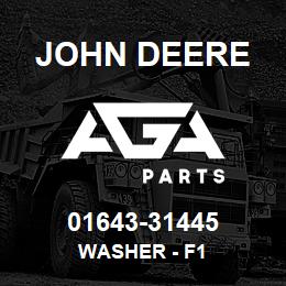 01643-31445 John Deere WASHER - F1 | AGA Parts