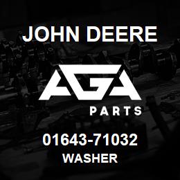 01643-71032 John Deere Washer | AGA Parts