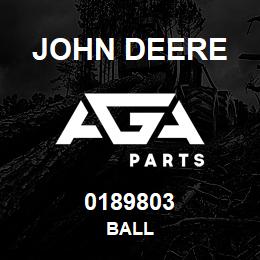 0189803 John Deere BALL | AGA Parts