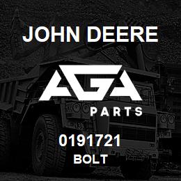 0191721 John Deere BOLT | AGA Parts