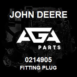 0214905 John Deere FITTING PLUG | AGA Parts