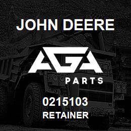 0215103 John Deere RETAINER | AGA Parts