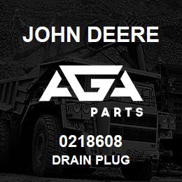 0218608 John Deere DRAIN PLUG | AGA Parts