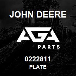 0222811 John Deere PLATE | AGA Parts