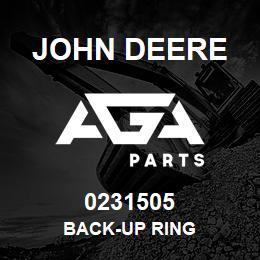 0231505 John Deere BACK-UP RING | AGA Parts