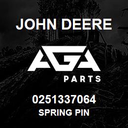 0251337064 John Deere SPRING PIN | AGA Parts
