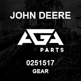 0251517 John Deere GEAR | AGA Parts