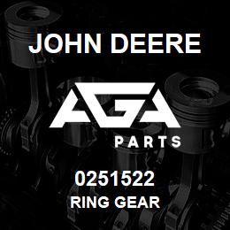 0251522 John Deere RING GEAR | AGA Parts