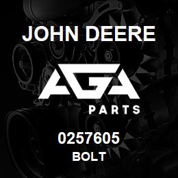 0257605 John Deere BOLT | AGA Parts