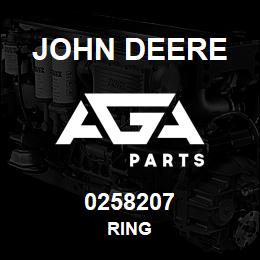 0258207 John Deere RING | AGA Parts