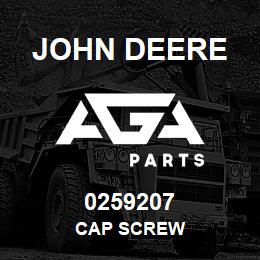 0259207 John Deere CAP SCREW | AGA Parts