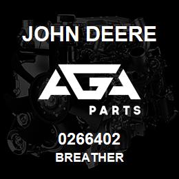 0266402 John Deere BREATHER | AGA Parts