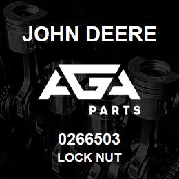 0266503 John Deere LOCK NUT | AGA Parts