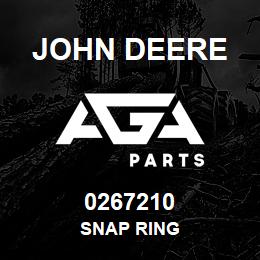 0267210 John Deere SNAP RING | AGA Parts