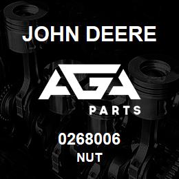 0268006 John Deere NUT | AGA Parts
