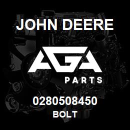 0280508450 John Deere BOLT | AGA Parts