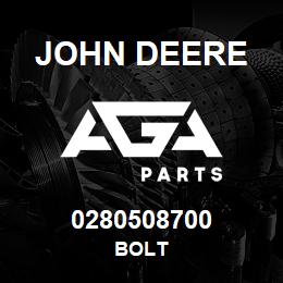 0280508700 John Deere BOLT | AGA Parts