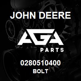 0280510400 John Deere BOLT | AGA Parts