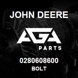 0280608600 John Deere BOLT | AGA Parts