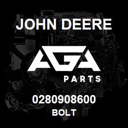 0280908600 John Deere BOLT | AGA Parts