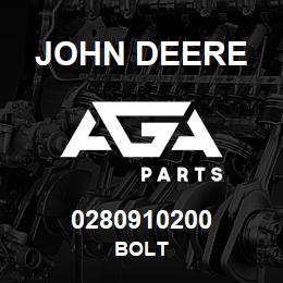 0280910200 John Deere BOLT | AGA Parts
