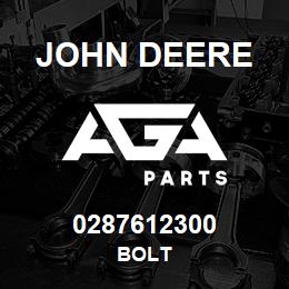 0287612300 John Deere BOLT | AGA Parts