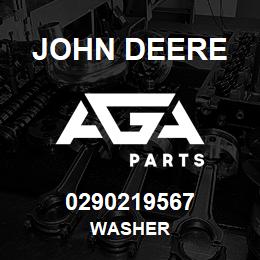 0290219567 John Deere WASHER | AGA Parts